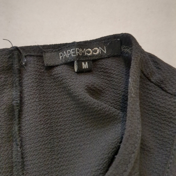 Papermoon Women's Sleeveless Black Blouse , Size M - Picture 9 of 9